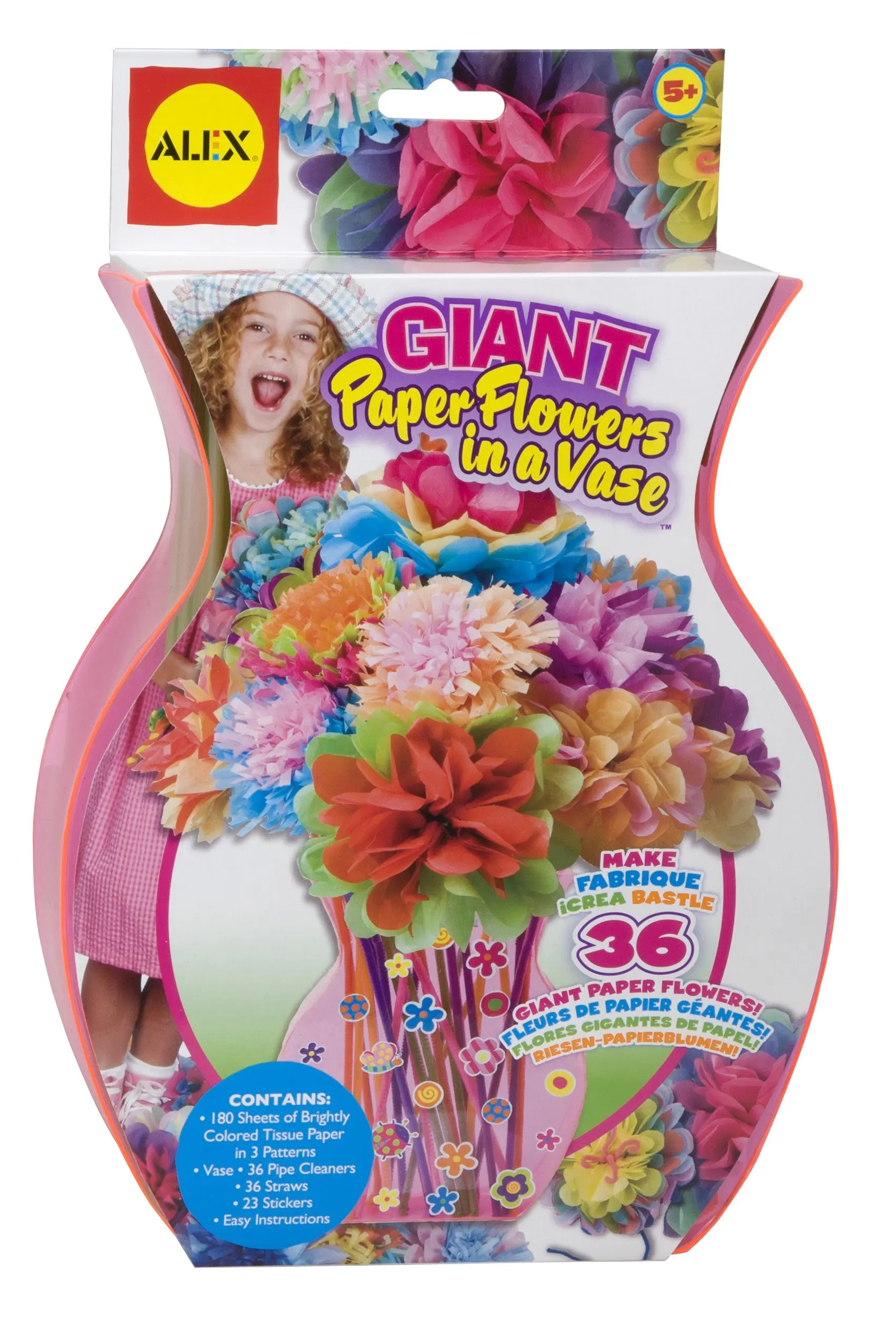 Get Quotations ALEX Toys Craft Giant Paper Flowers In A Vase Get Quotations ALEX Toys Craft Giant Paper Flowers In A Vase