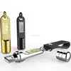 Leather string metal usb flash drive, High class circular tube usb pen drive, leather rope tube pen drive