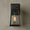 Black iron glass lamp body exterior installing indoor restaurant wall lights cheep