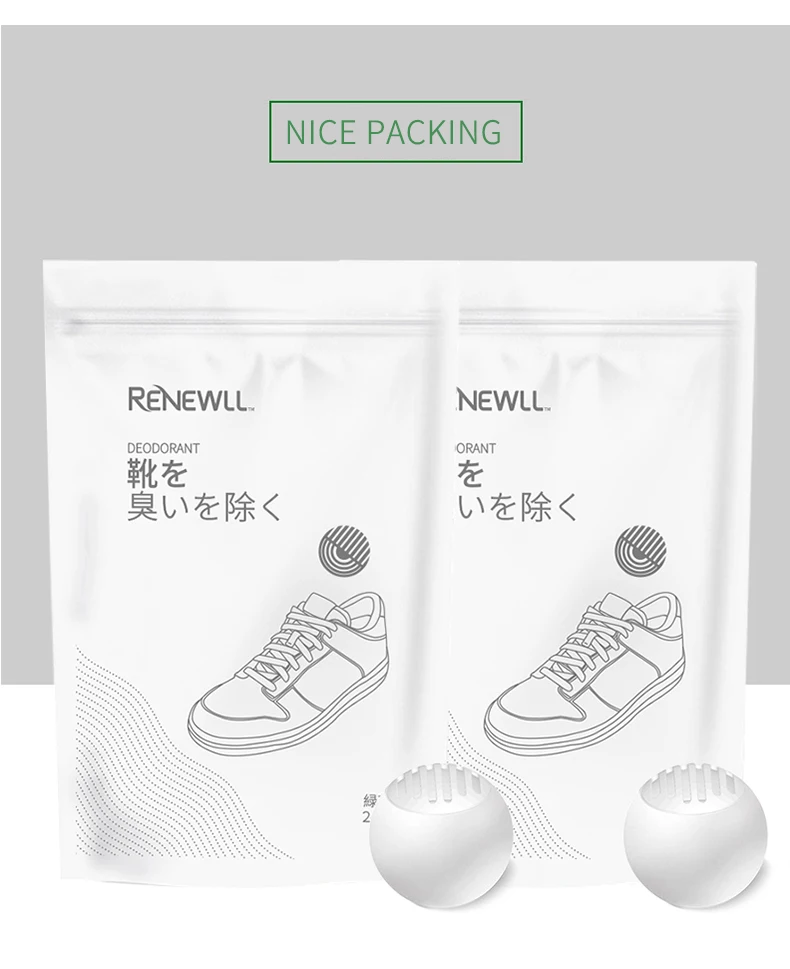 HOT selling New design package sports shoe refresher balls 10 capsules