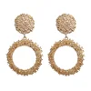 Hot sale high quality big Vintage Earring Gold color Hanging Fashion Earrings
