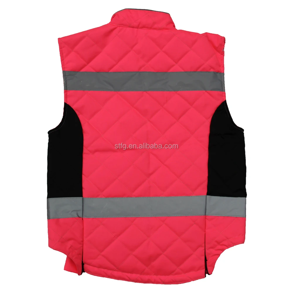 Pink Winter Safety Vest Buy White Safety Vest,Safety Vest With