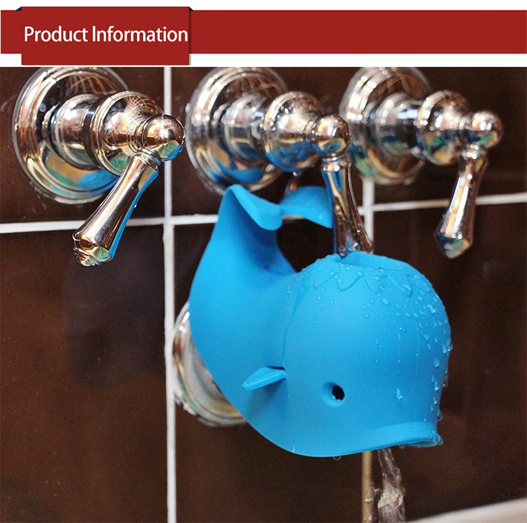 Hot Selling Whale Baby Bath Spout Faucet Cover Sink Extender For