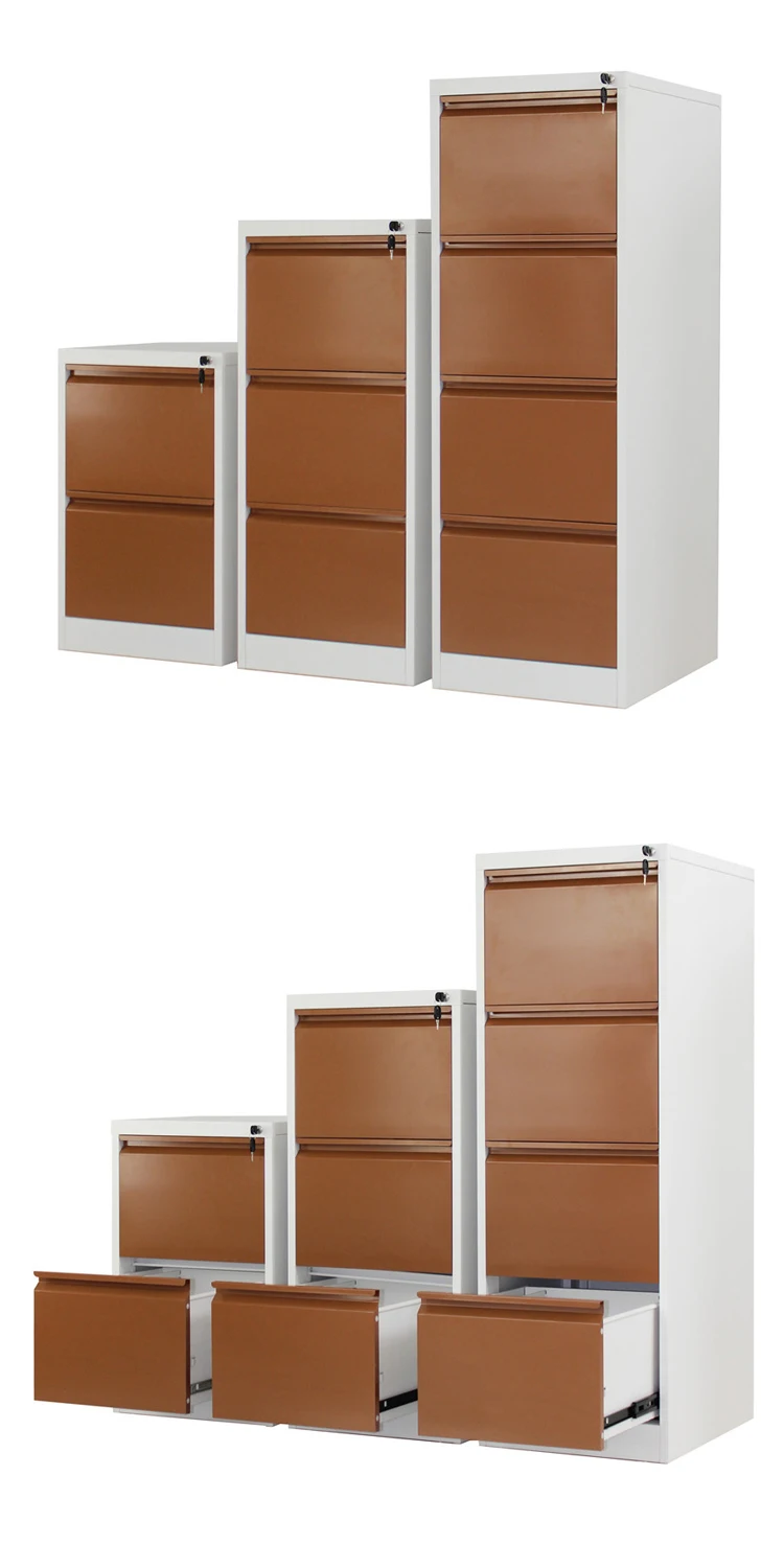 Colorful Gooseneck Metal 2 Drawer Cabinet