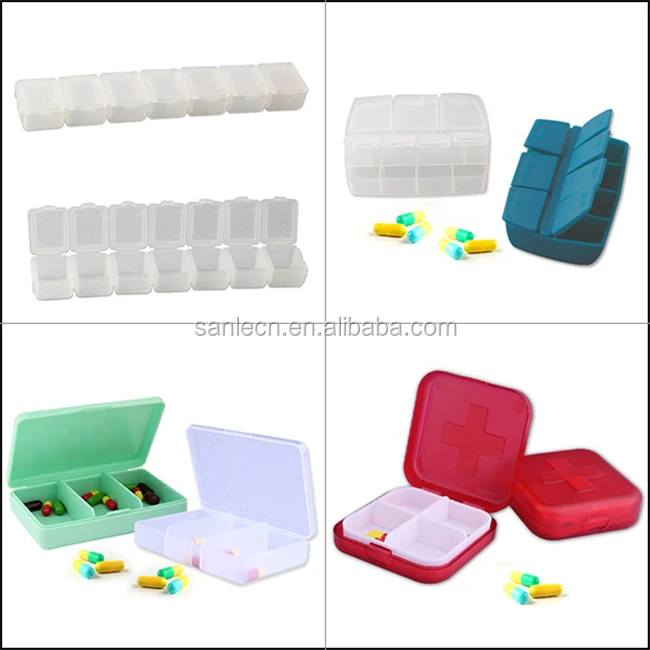 Daily Pp Material Type Square Pill Medical Vitamin Storage Dispensing Containers Buy Daily