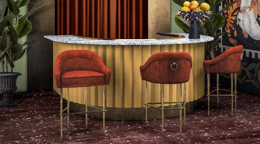 Modern Metal Base With Armrest High Bar Chair Buy Bar Chair,Metal Bar