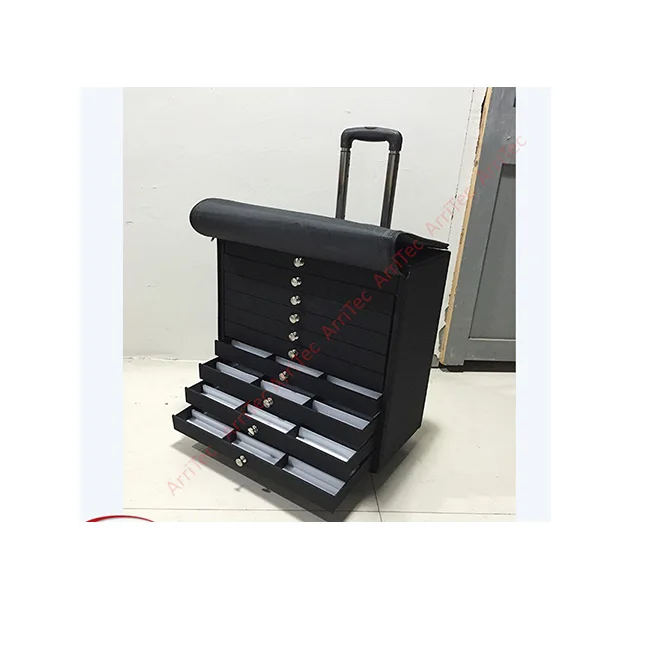 Eyewear Frame Display Suitcase With Wheels And Luggage Trolley Glasses Eyewear Display Suitcase