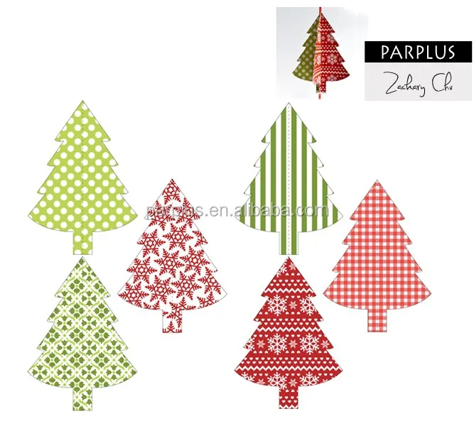 クリスマスツリーデコレーション3dペーパーハンギングオーナメント Buy クリスマスツリーの飾り ウッドクリスマスツリーの装飾品 紙クリスマス飾りパターン Product On Alibaba Com