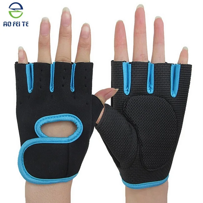 half finger weightlifting gloves