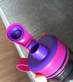 large plastic shaker protein powder shaker bottle with ball