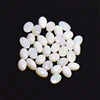 Factory Wholesale Jewelry 4x6mm Natural White Opal Oval Shape Loose Gem Stone