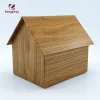2019 custom china creative boxes cardboard with wood grain small house toy for gift boxes wholesale toy box packaging