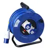 IEC 60309 Plug 16 Amp 2-Way Outlet Cable Reel for Tent/Motorhome/Caravan Hookup Lead/ Cable Custom Length Cable CE Approved