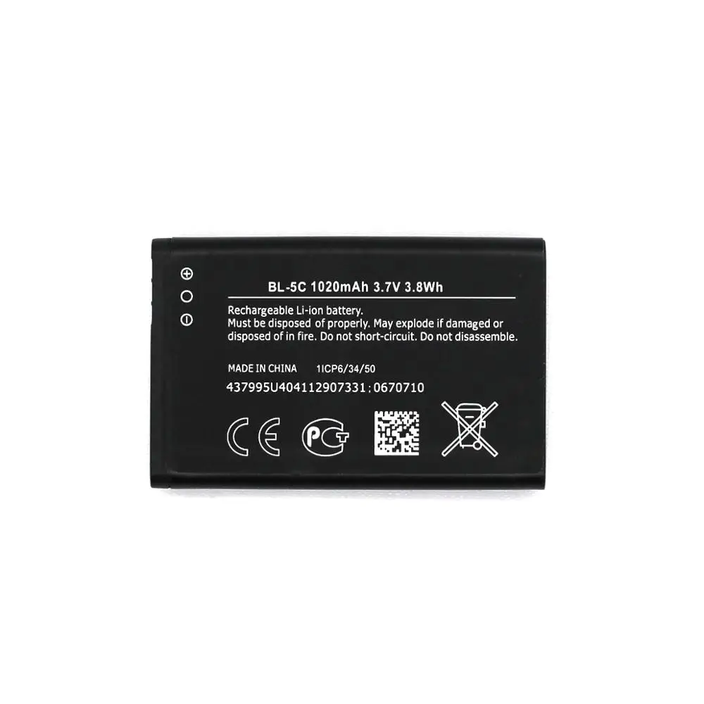 Аккумулятор bl 5c 3.7 v. Аккумулятор bl 5c 3.7 v