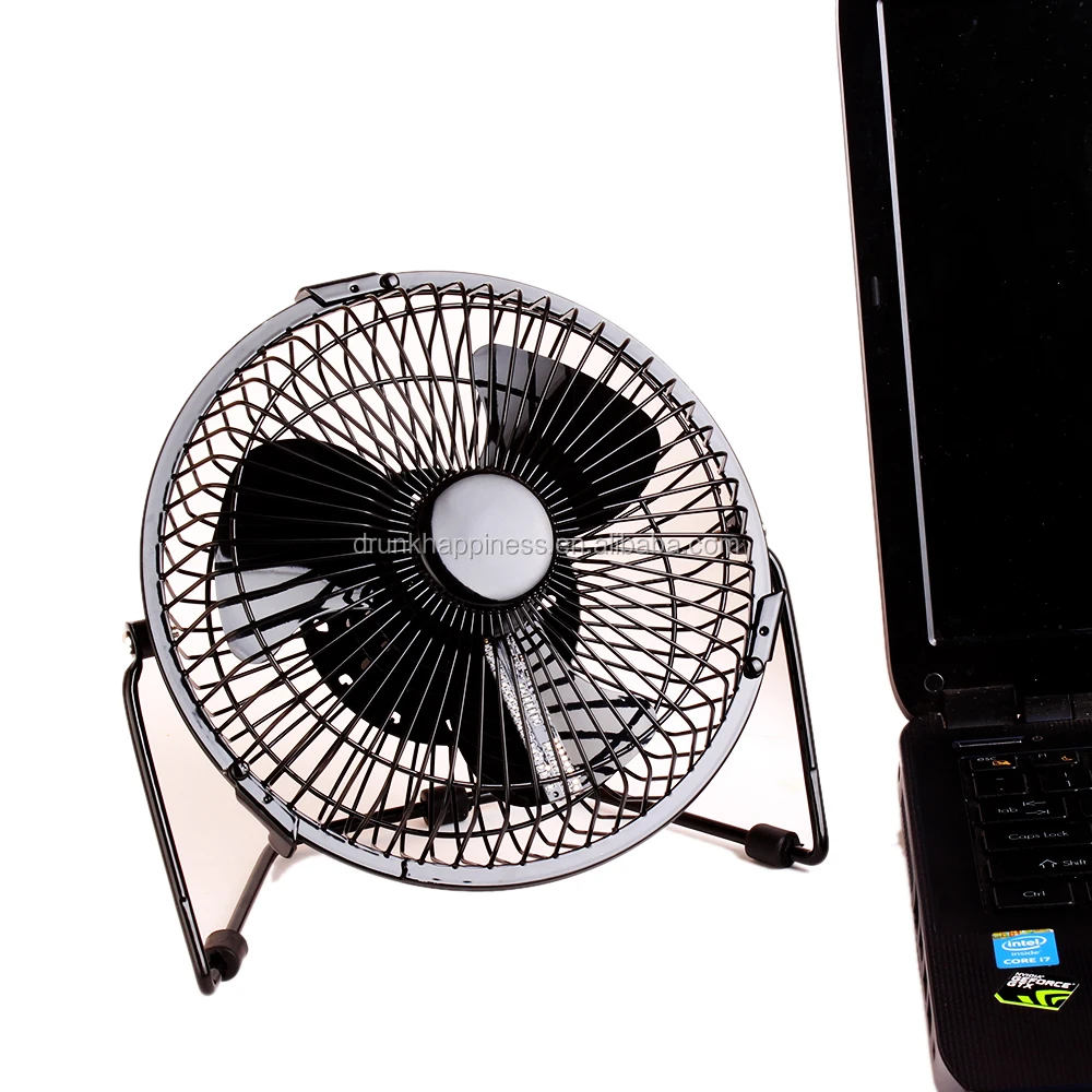 Usb Table Fan With Led Clock And Temperature Display Buy Usb Fan With