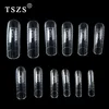 TSZS High Quality Professional 120 Pcs Transparent False Mold Tips Full Cover Artificial Finger Nails Provide Free Sample