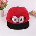 2016 baseball cap children yellow Gorras of God Casquette cartoon stealing movie parents Minions flat canvas