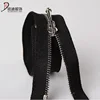 #1 , #2 Swiss Teeth Zip Polished Metal Closed End Zipper For Clothing