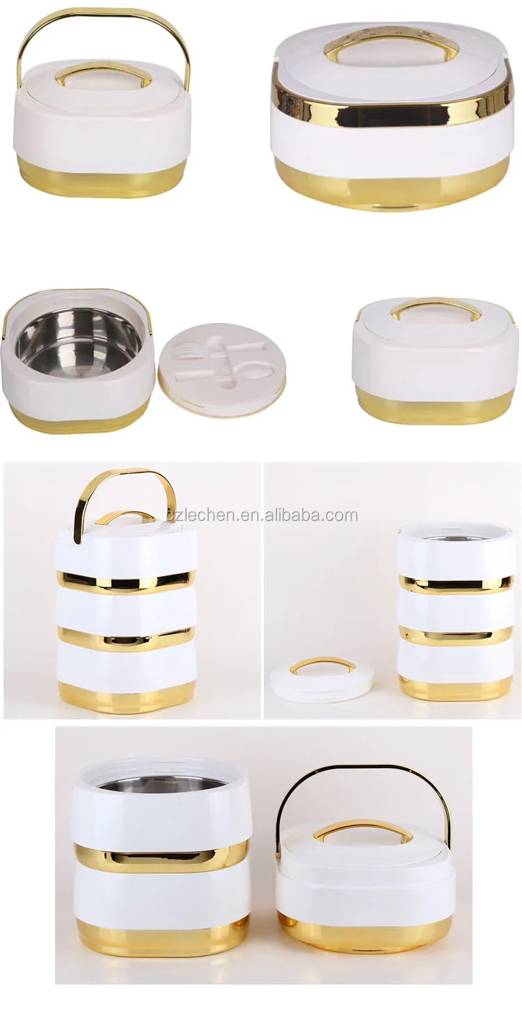 Stainless Steel Food Warmer Heat Food Pot Food Warmer Container With