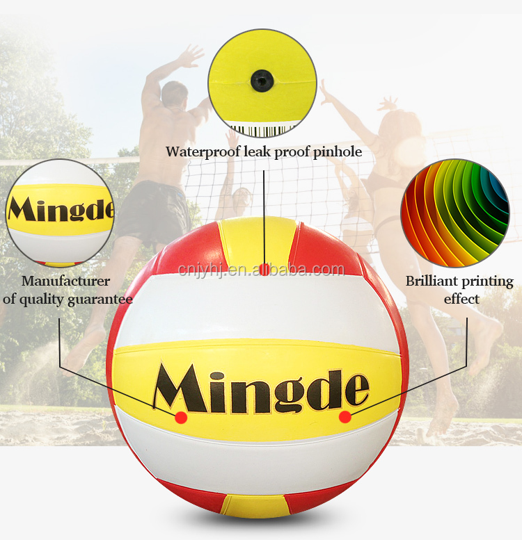 18 Panels Size 5 Outdoor Colorful Rubber Bladder Volleyball Buy