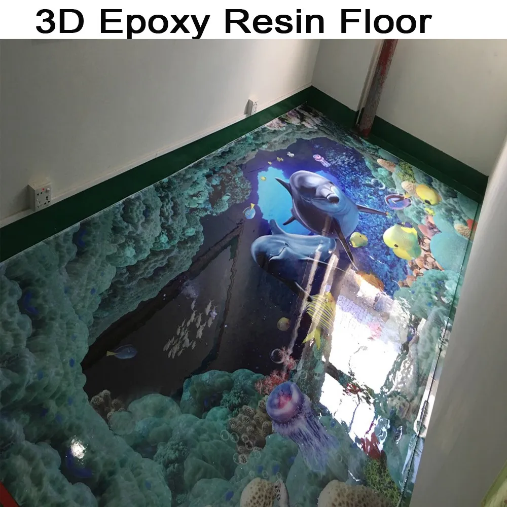 3D piso de epoxy