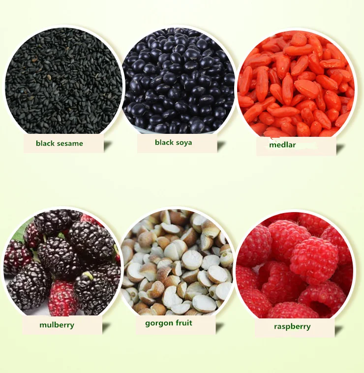 free shipping OEM herbal Black hair Tea with natural food dietary supplement to reverse grey promote healthy body anti white - 4uTea | 4uTea.com
