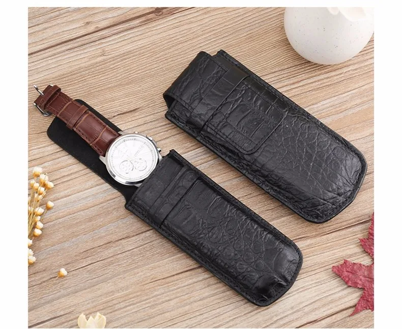 leather watch case