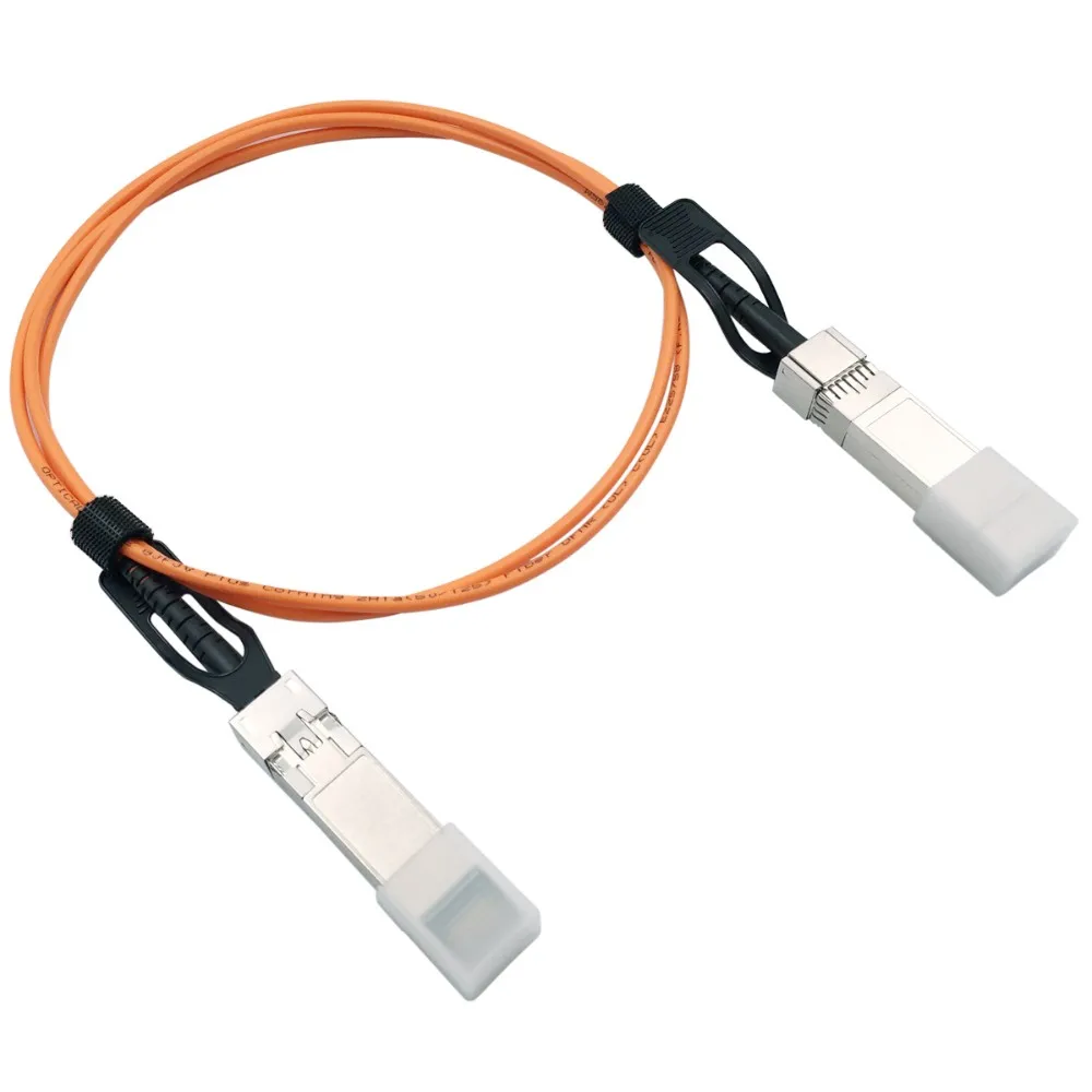 Multi-Mode 80km Transmitting Distance 10G SFP+ 10M AOC 850nm OM2 Optical Fiber Cable for Data Center - ANKUX.COM