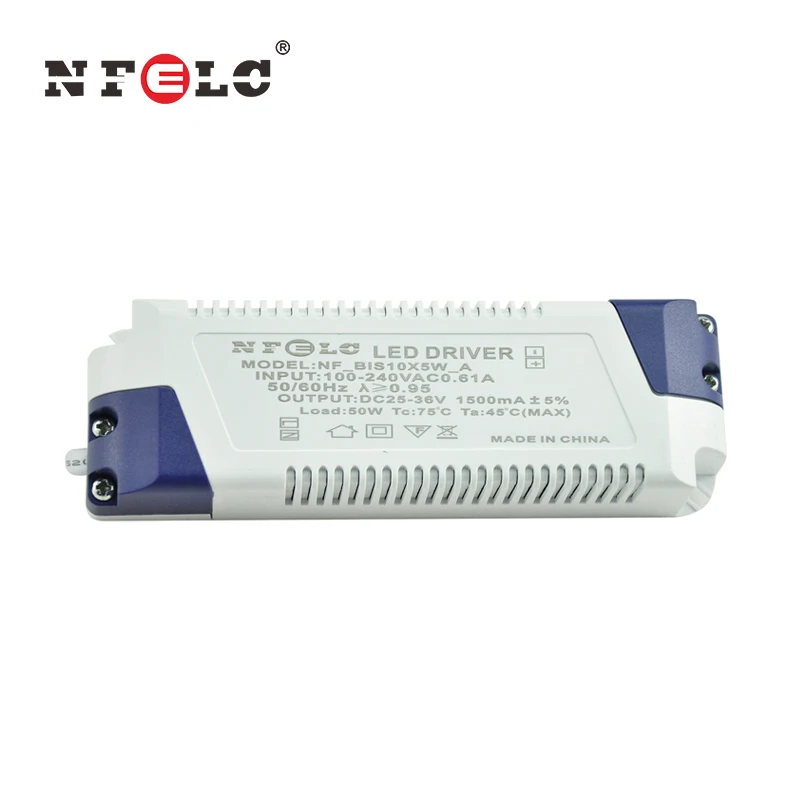 HPF Surge protection BIS LED Driver 50w 1500ma