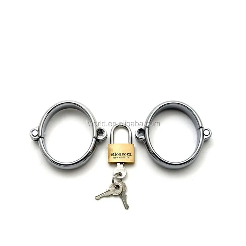Male Bondage Stainless Steel Sex Handcuffs Bondage Collar Buy Male 5409