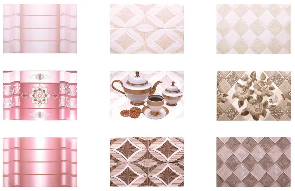 Wholesale 200*300mm 3d inkjet glazed ceramic textured waterproof  wall tile