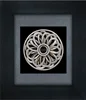 63x73CM abstract silver core wall hanging round wall art shadow box foshan