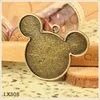 Cute Mikey Head Antique Bronze Cabochon Setting Pendant Mounting