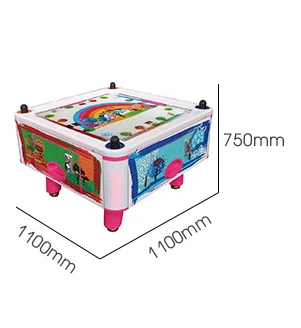 Tabletop Air Hockey Table Plug In Small Air Powered Hockey Set