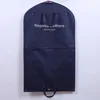 Foldable zip lock printed suit cover cloth nonwoven fabric garment bag