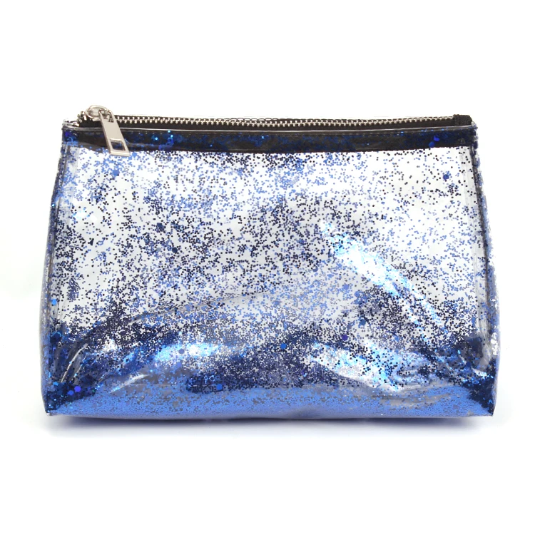 clear glitter tote bolsa