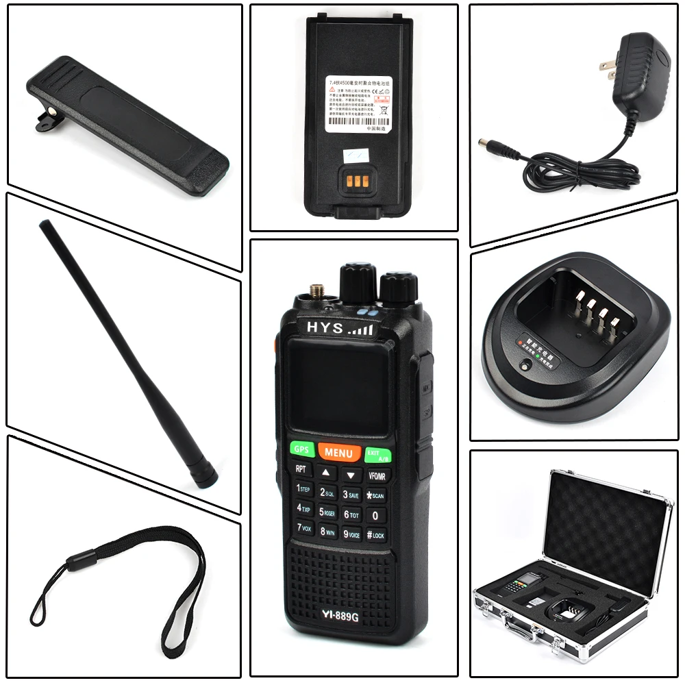 10w Gps Two Way Radio 136174mhz 400520 Mhz Long Distance Walkie