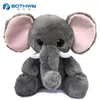 High Quality 14 Inch Big Ears Cute Stuffed Grey Elephant Plush Toy