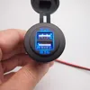 12V/24V Waterproof Power Outlet for Car Boat 4.8A Dual USB Car Charger Socket