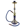 blue color vase big size metal hookah