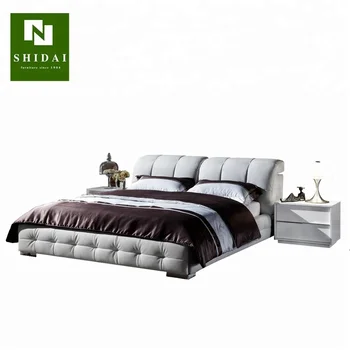 Guangzhou King Size Modern White Lacquer Bedroom Furniture Set Guangzhou King Size Modern White Lacquer Bedroom Furniture Set