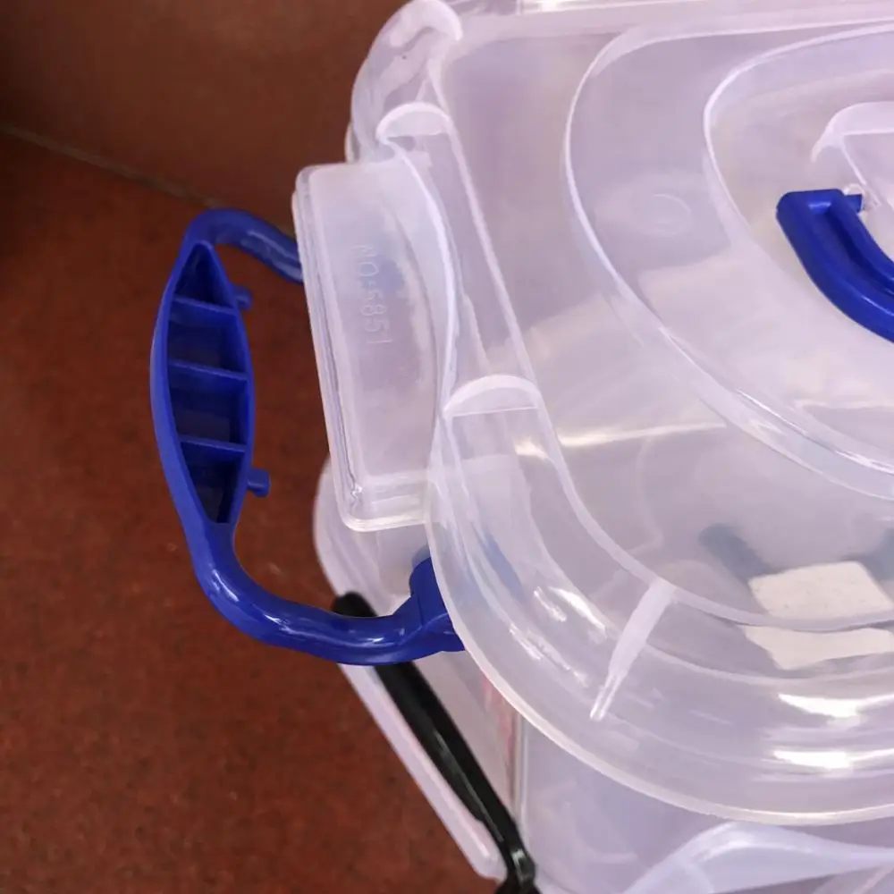 New Material Good Quality 50l Plastic Storage Box With Wheels Buy 50l