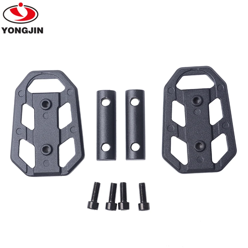 SAVAGE Shift Lever Foot Pad / Toe Peg Cover For BMW Motorcycles – Silica Gel, Black (Laser Printed Logo)