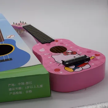 guitarra rosa juguete