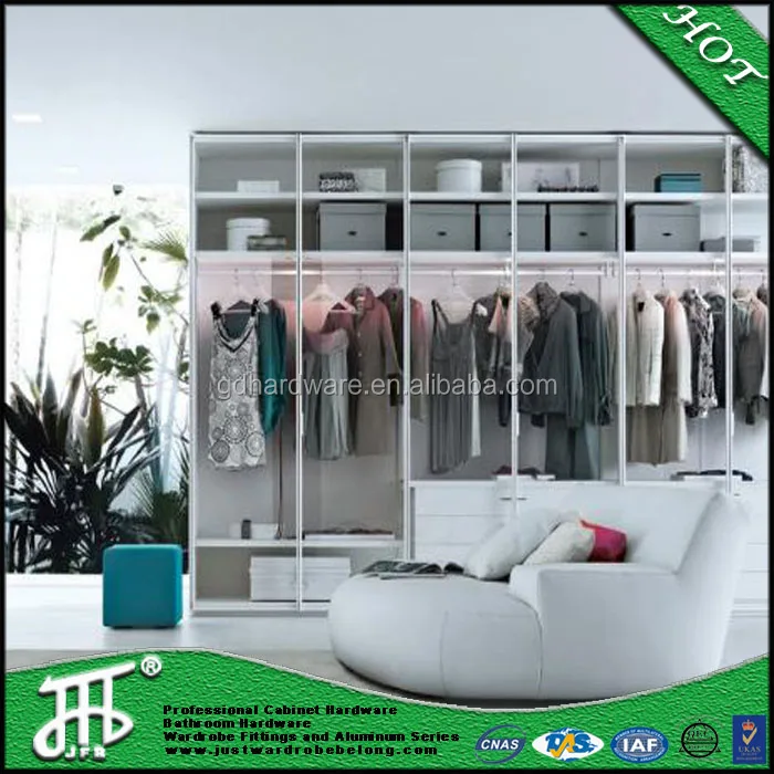 Modern Mdf Plywood Stand Up Wardrobe Clothes Closet Modern