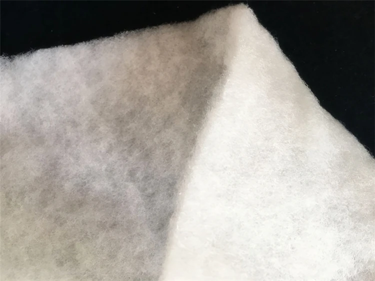 Polyester Wadding Silklike Cotton Soft Spraybonded Nonwovens Quilted