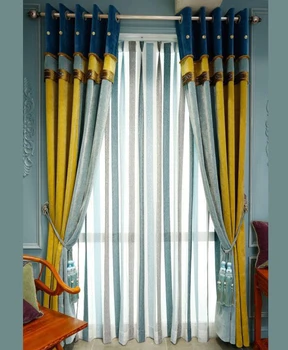 Vertical Striped Velour Curtains For Home Decoration Buy Vertical
