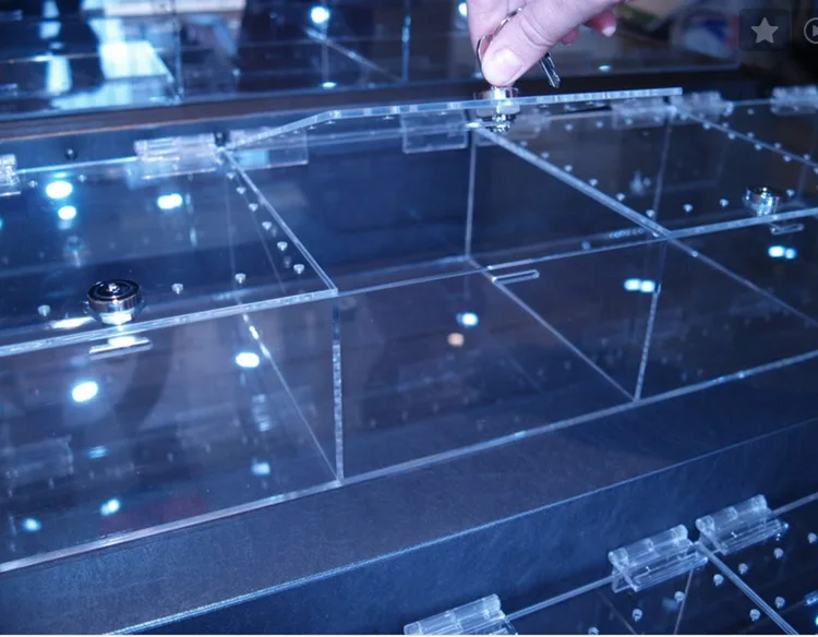 High Quality Acrylic Reptile Display Cases With Lid,Customized Storage