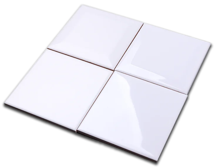 Último Azulejo De Cerámica Blanco Mate 10x10 Para Diseño De Baño - Buy