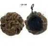Beautiful Synthetic Hair Buns Curly Messy Donut Chignons Hair Piece Chignon Flower Hair Buns